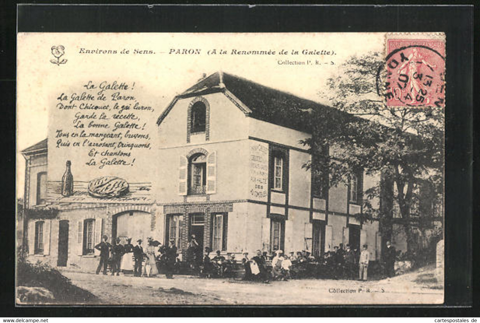 CPA Paron, A La Renommée De La Galette - Paron