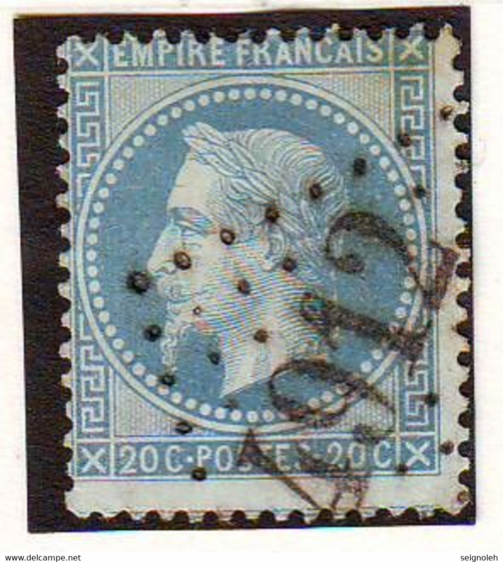 20 C Empire Obl GROS CHIFFRES 4912 , NEDDE Haute Vienne - 1849-1876: Période Classique