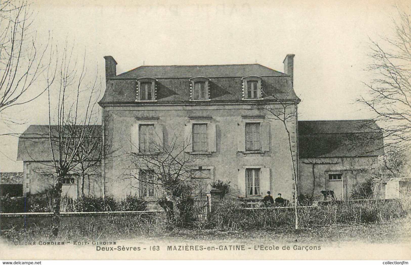 CPA FRANCE 79 "Mazières En Gatines, Ecole De Garçons" - Mazieres En Gatine