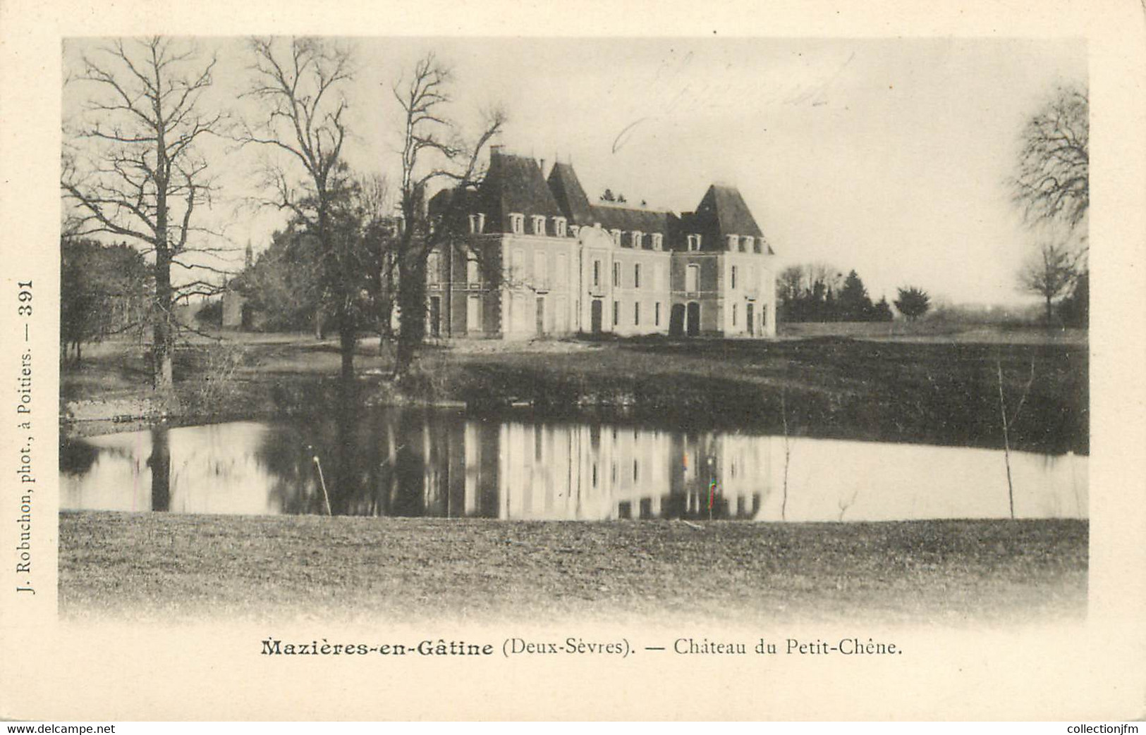 CPA FRANCE 79 "Mazières En Gatines, Chateau Du Petit Chêne" - Mazieres En Gatine