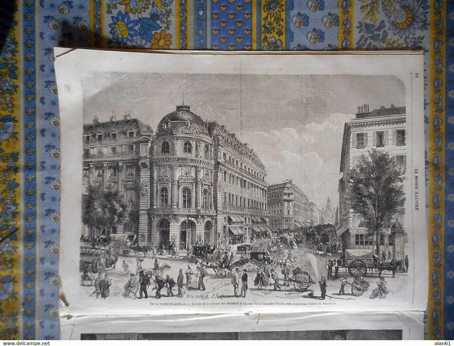 LE MONDE ILLUSTRE 08/08/1868 DUNKERQUE PLOMBIERES SENEGAL LAMPSAR PARIS  ITALIENS ANTIN ARTS BRION MODE CAUCASSE DAKHO - 1850 - 1899