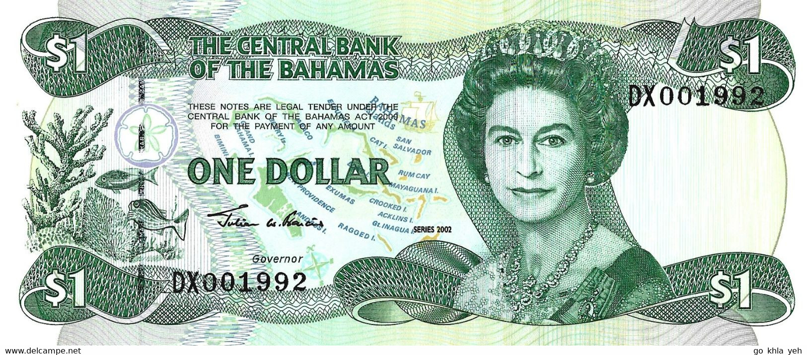 BAHAMAS 2002 1 Dollar - P.70 Neuf UNC - Bahamas