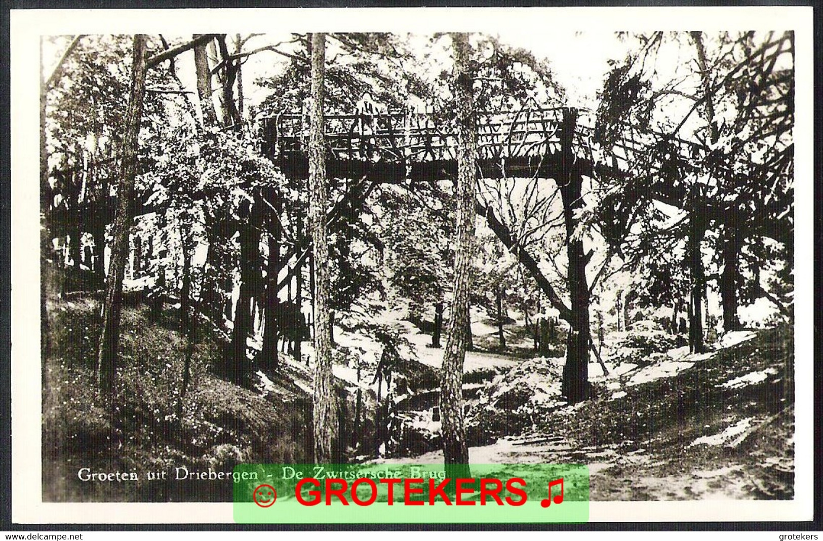 DRIEBERGEN Zwitsersche Brug 1954 - Driebergen – Rijsenburg