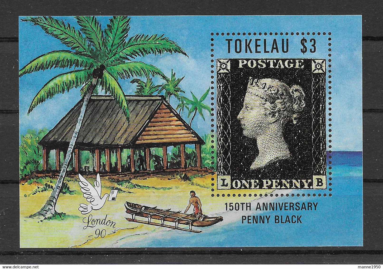 Tokelau 1991 Briefmarken Block 1 ** - Tokelau
