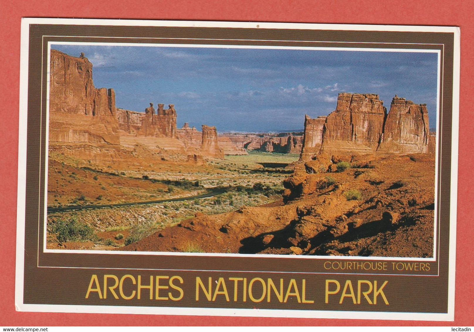 CP AMERIQUE DU NORD USA UT UTAH ARCHES NATIONAL PARK 1 COURTHOUSE TOWERS - Monument Valley