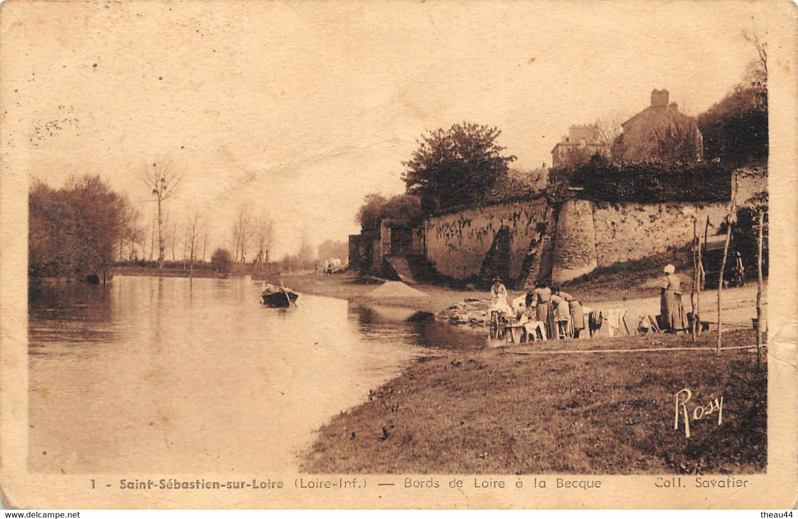 ¤¤  -  SAINT-SEBASTIEN-sur-LOIRE   -  Bords De La Loire à La Becque   -  Lavoir, Lavendières, Laveuses     -  ¤¤ - Saint-Sébastien-sur-Loire