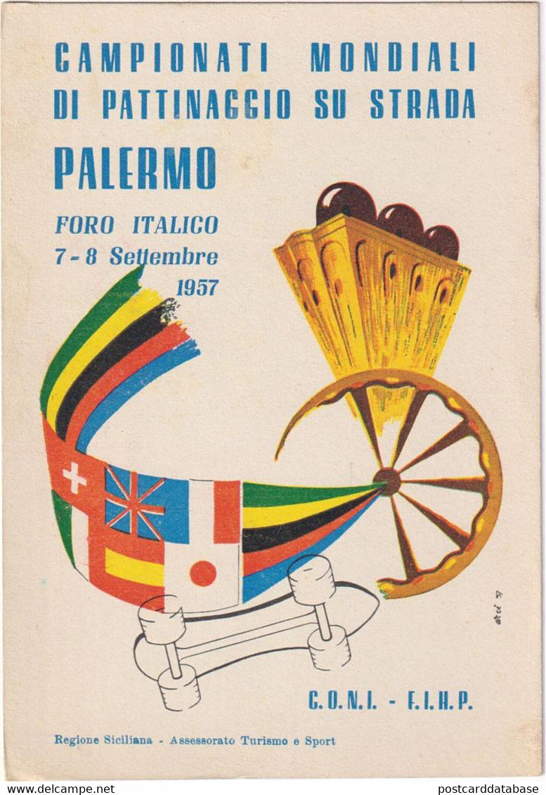 Campionati Mondiali Di Pattinaggio Su Strada - Palermo 1957 - Skateboard