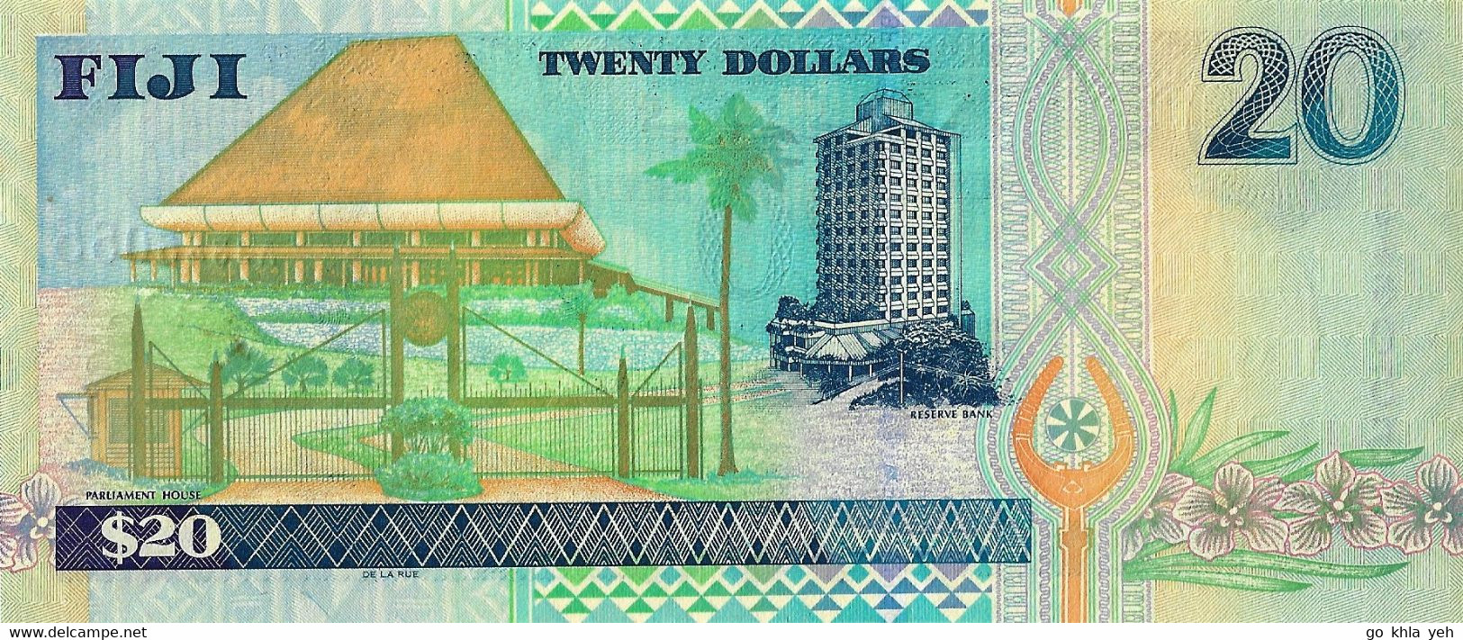 FIDJI 2002 20 Dollar - P.107a - Neuf UNC - Fiji