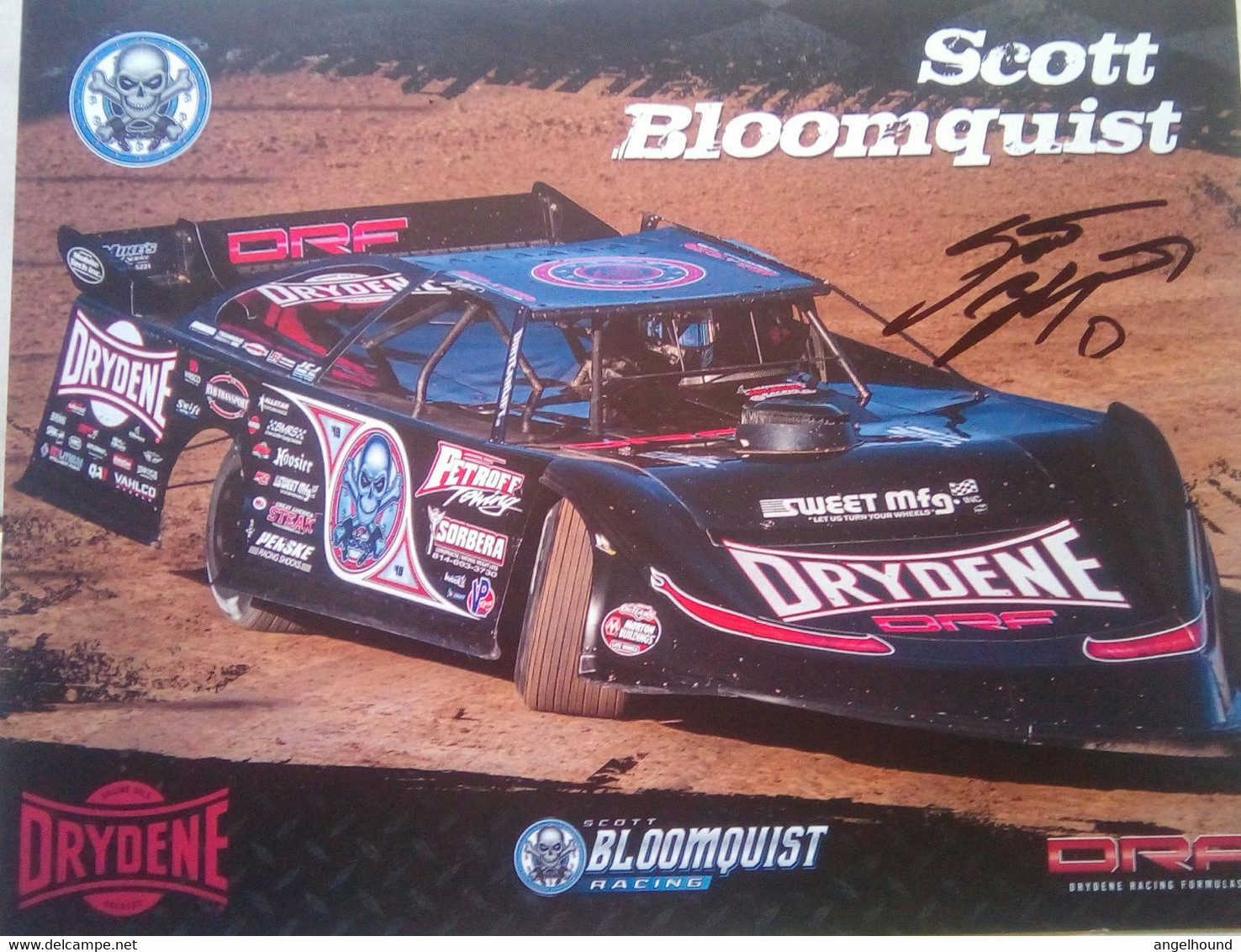 Scott Bloomquist ( American Race Car Driver) - Authographs