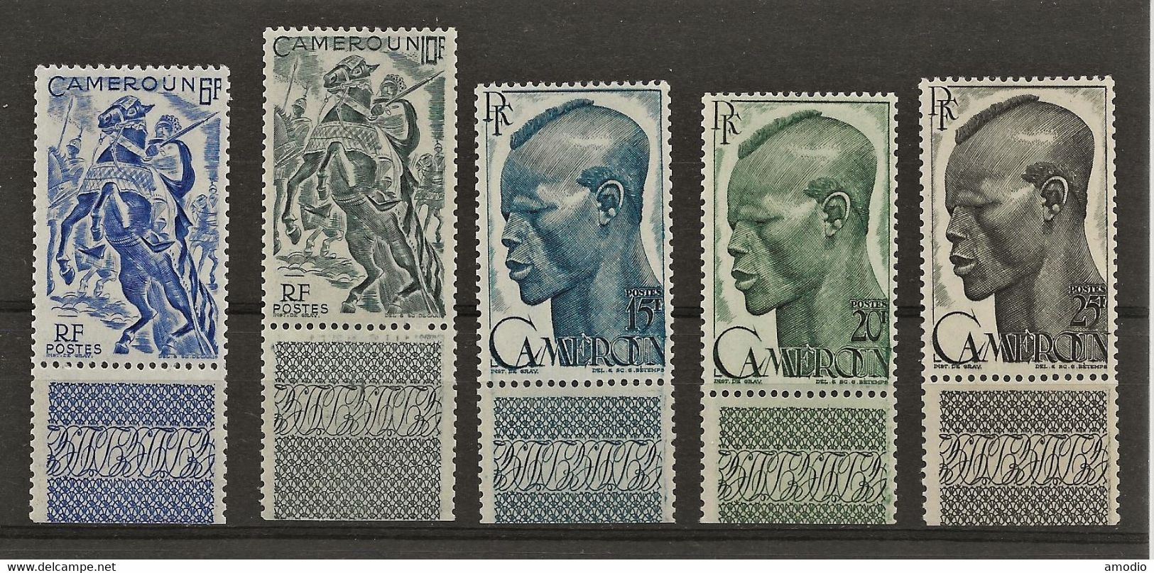 Cameroun YT 276/294 Scènes Et Types N** BDF 2 Scans - Neufs