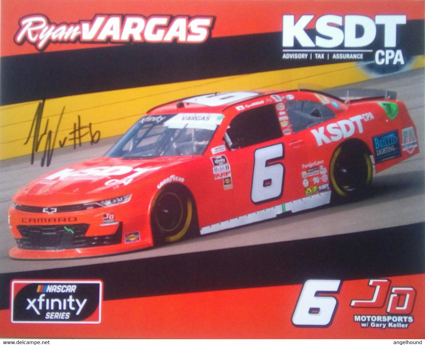 Ryan Vargas ( American Race Car Driver) - Autographes