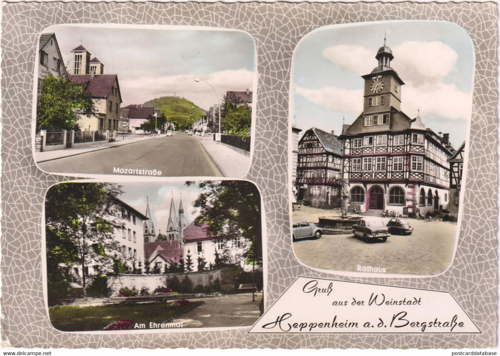 Gruss Aus Der Weinstadt Heppenheim A. D. Bergstrasse - & Old Cars - Heppenheim