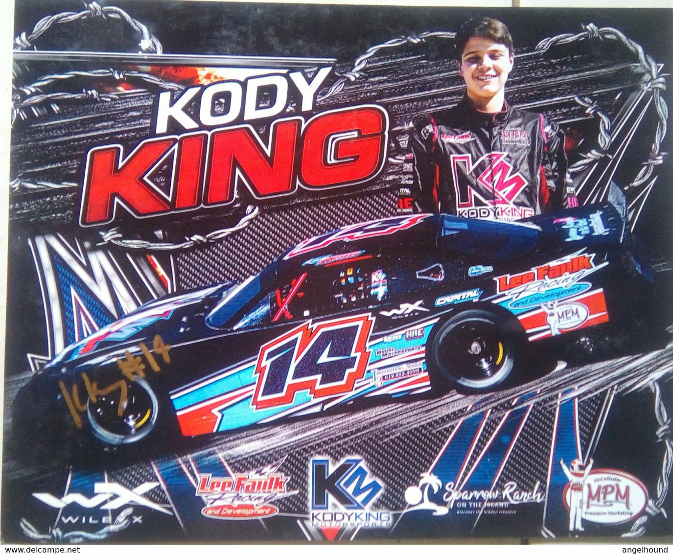 Kody King ( American Race Car Driver) - Uniformes Recordatorios & Misc