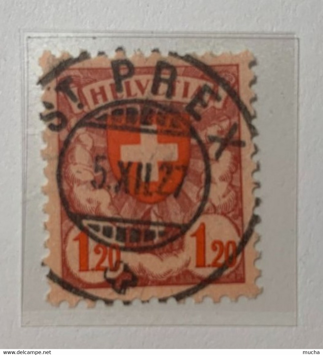 13399 - No 164 Oblitération Centrée St-Prex 5.12.1927 - Other & Unclassified