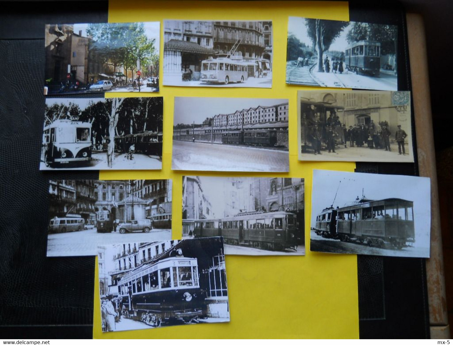 Photo ,TRAMWAY Et Gares Des Bouches Du Rhone ,, Collection Bourneuf ,lire Descriptif , Ligne Aix-Marseille.. - Trenes