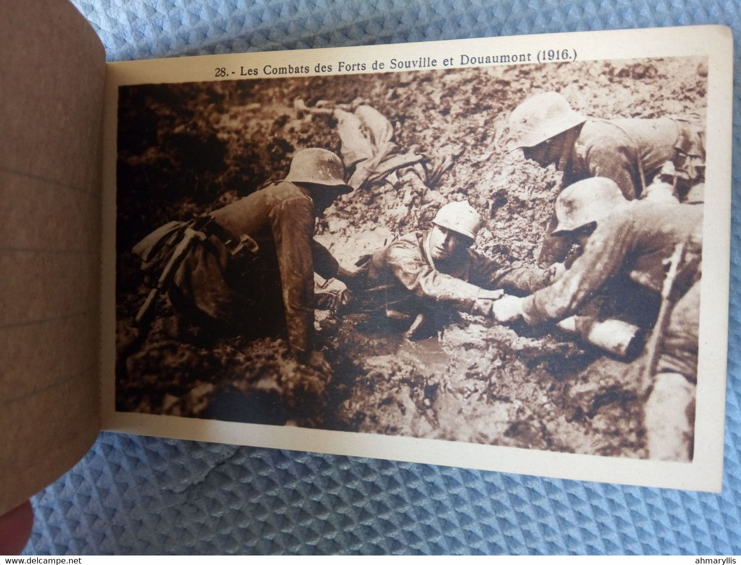 Verdun carnet les combats des forts de Souville et douaumont 14-18 20 cartes historiques