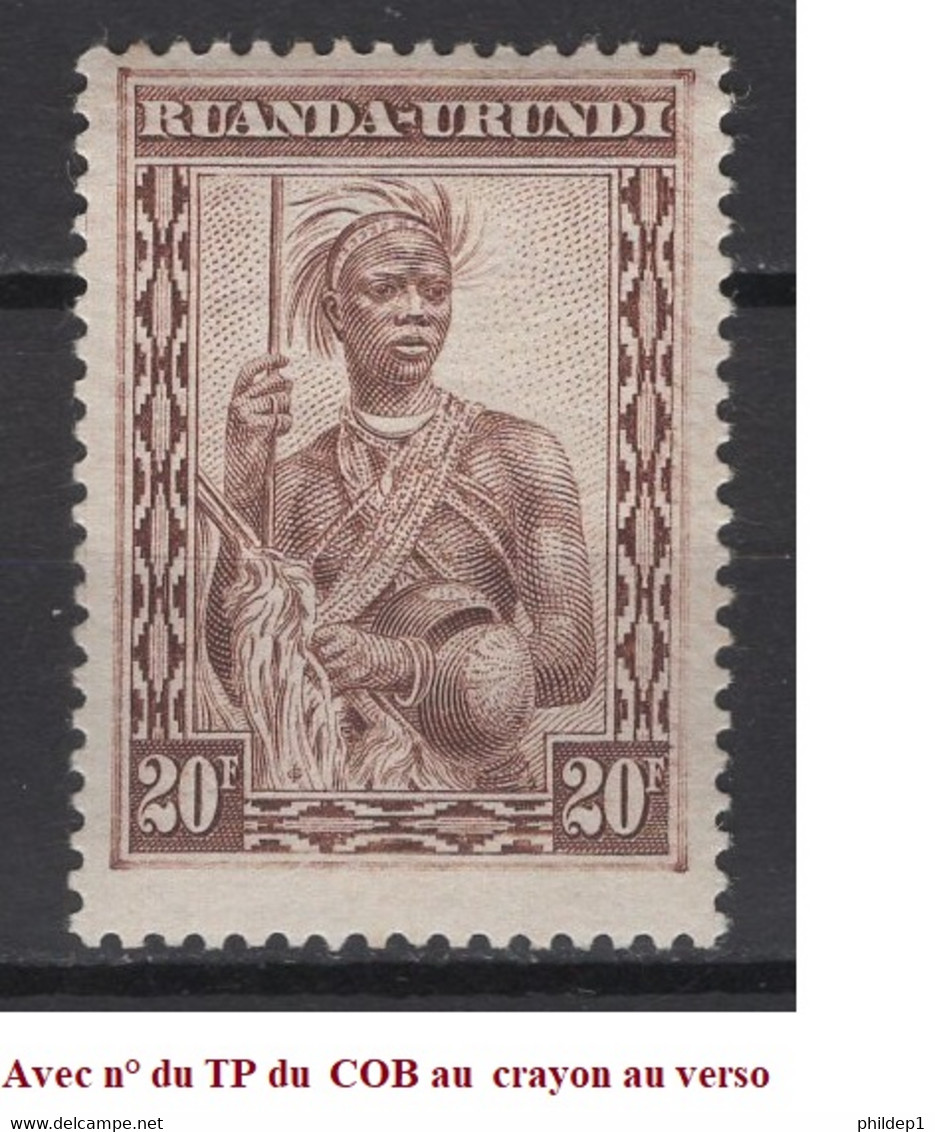 1931. Rwanda. COB N° 106 **, MNH. Cote 2018 : 8 € - Nuovi