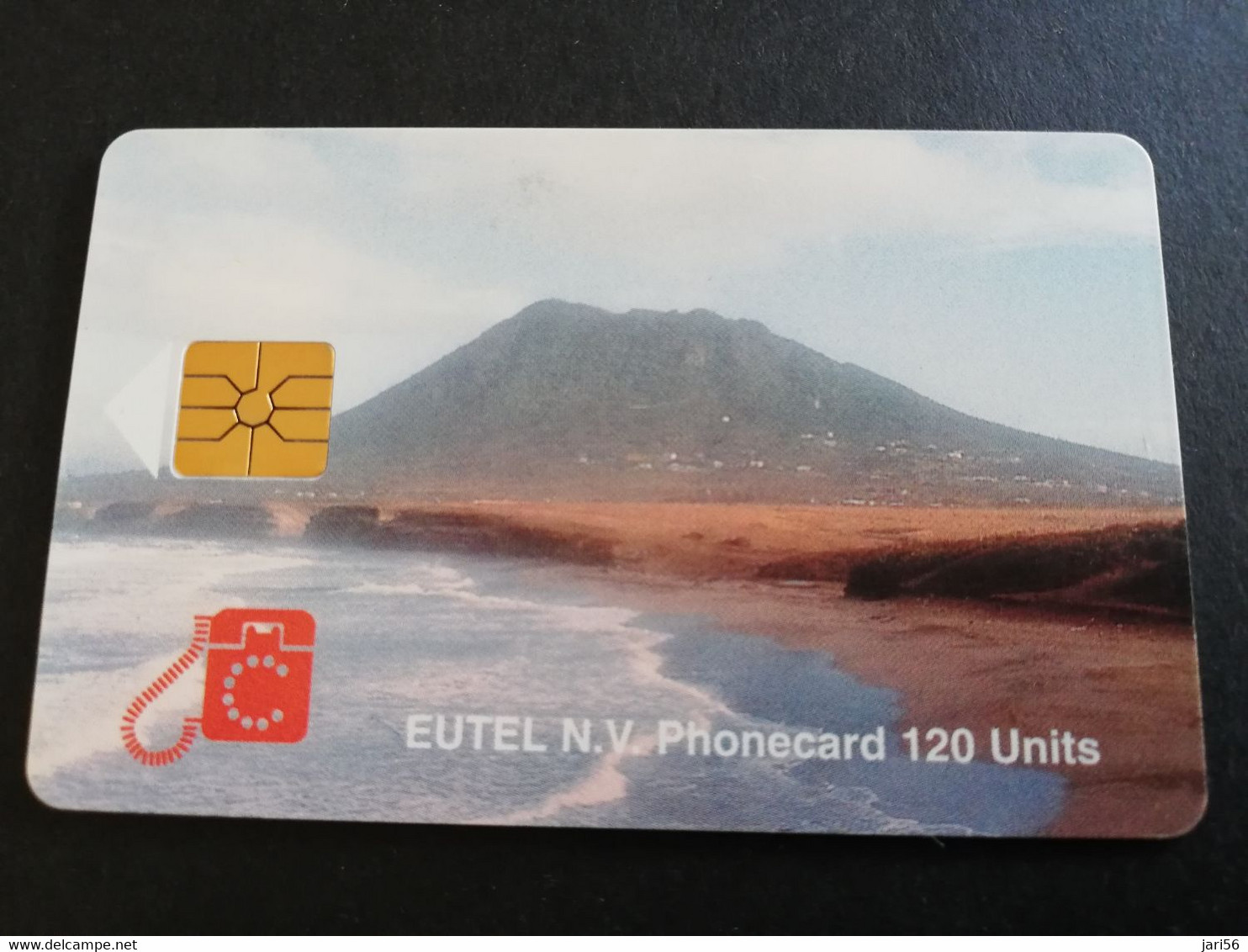 ST EUSTATIUS CHIPCARD  US $17,- NAF 30,00  TIRAGE ONLY 3000 X  Caribbean Phonecard   120 Units **5581  ** - Antillas (Nerlandesas)