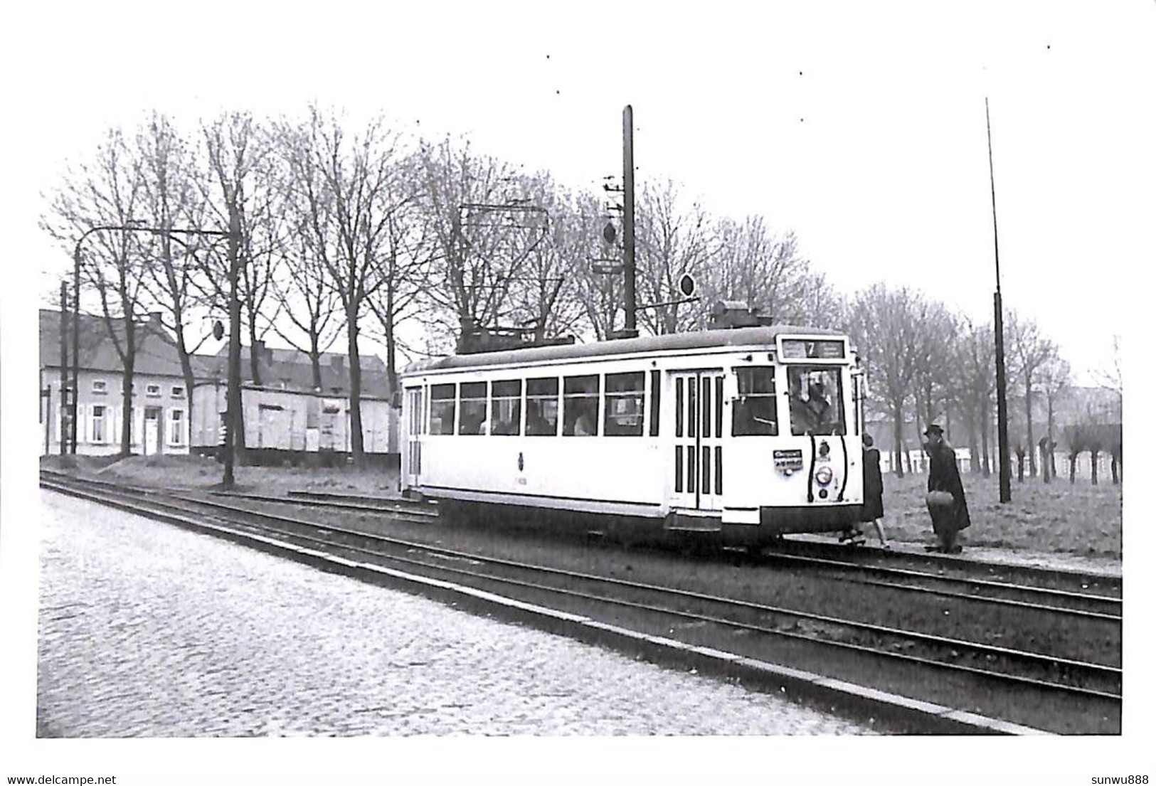 Audregnies - Place Du Village (tram Tramway Ligne 7 Limited Edition 200 Ex.) - Quievrain