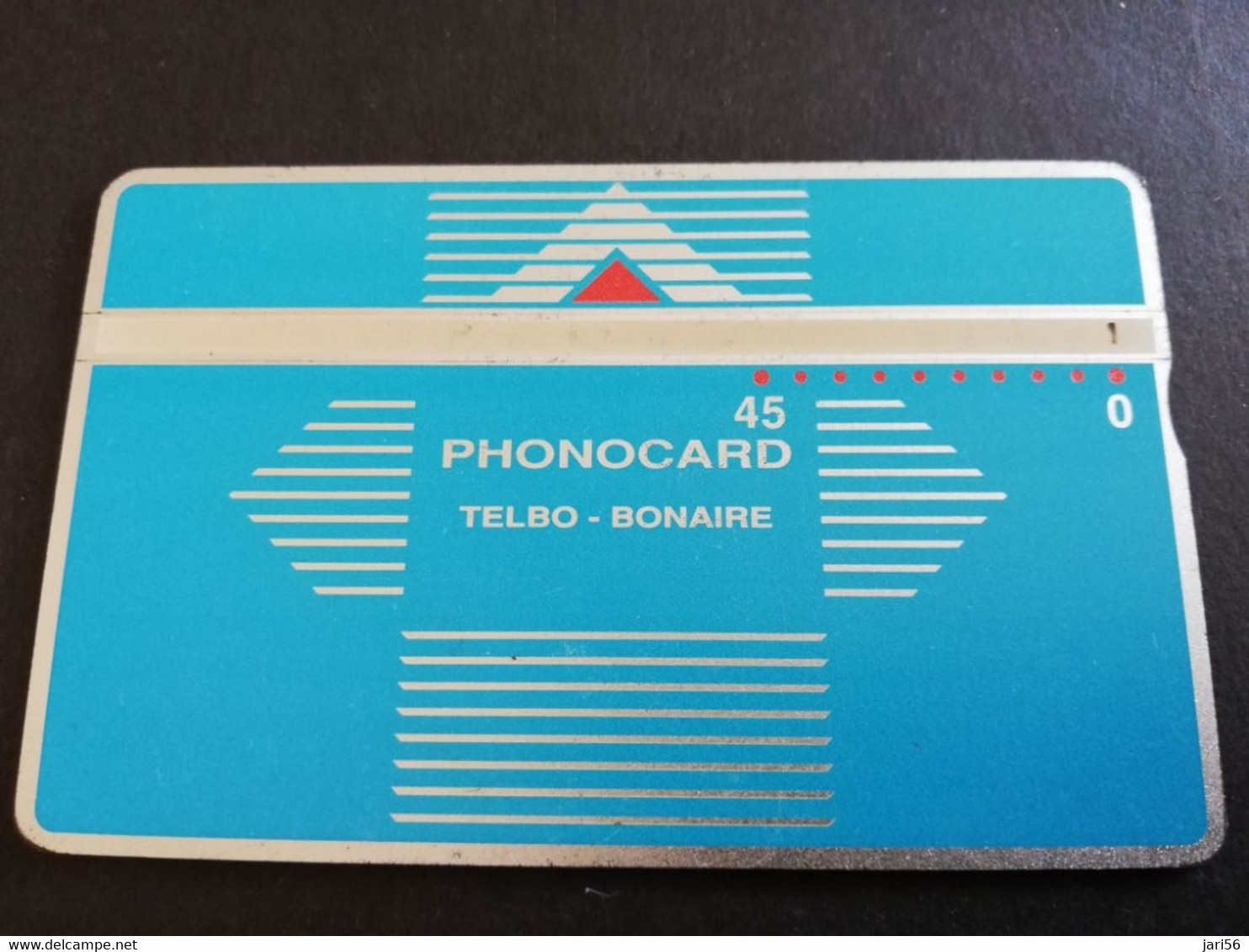 BONAIRE L & G CARD  45 UNITS   BLEU CARD  /EARLY CARD  SERIE 305A  **5582  ** - Antilles (Neérlandaises)