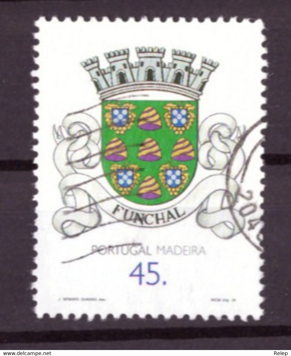 Portugal 1994 -  Mundifil N°2213  Madeira City Of Funchal / Coat Of Arms   - TB - - Used Stamps