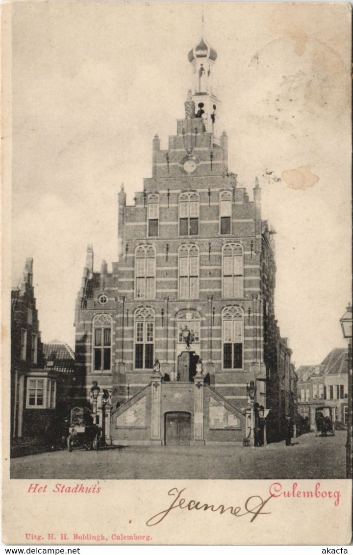 CPA AK CULEMBORG Het Stadhuis NETHERLANDS (713406) - Culemborg