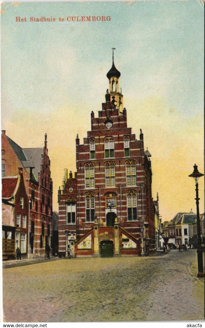 CPA AK Het Stadhuis Te CULEMBORG NETHERLANDS (713405) - Culemborg