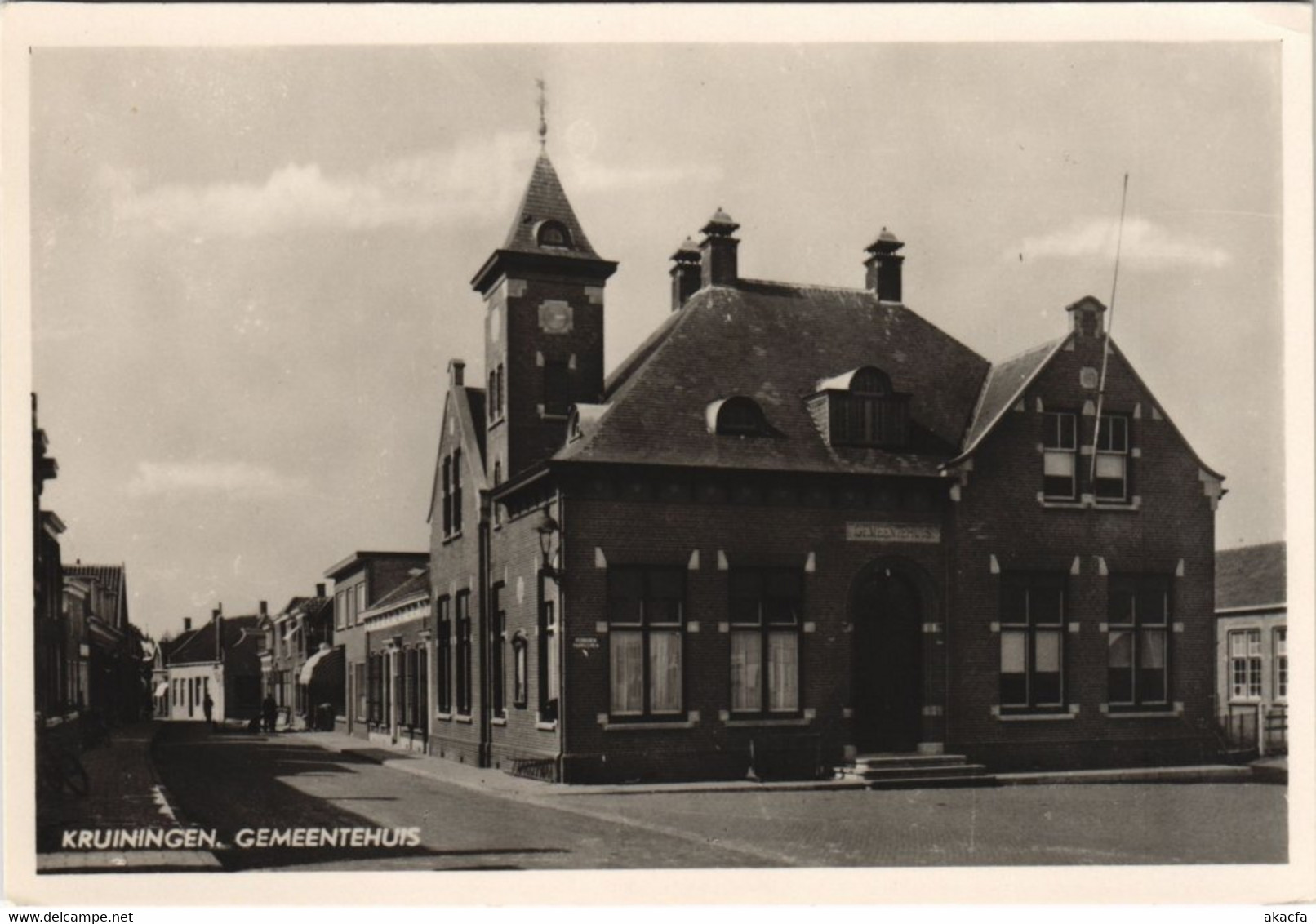 CPA AK Kruiningen Gemeentehuis NETHERLANDS (728871) - Kruiningen