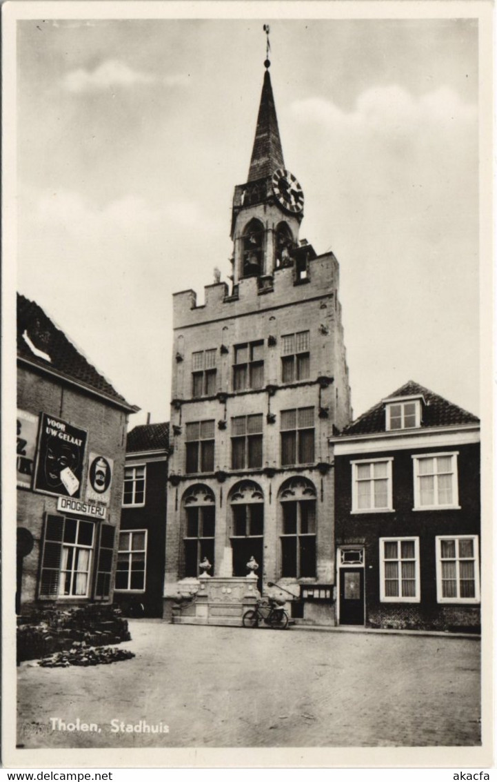 CPA AK Tholen Stadhuis NETHERLANDS (728889) - Tholen