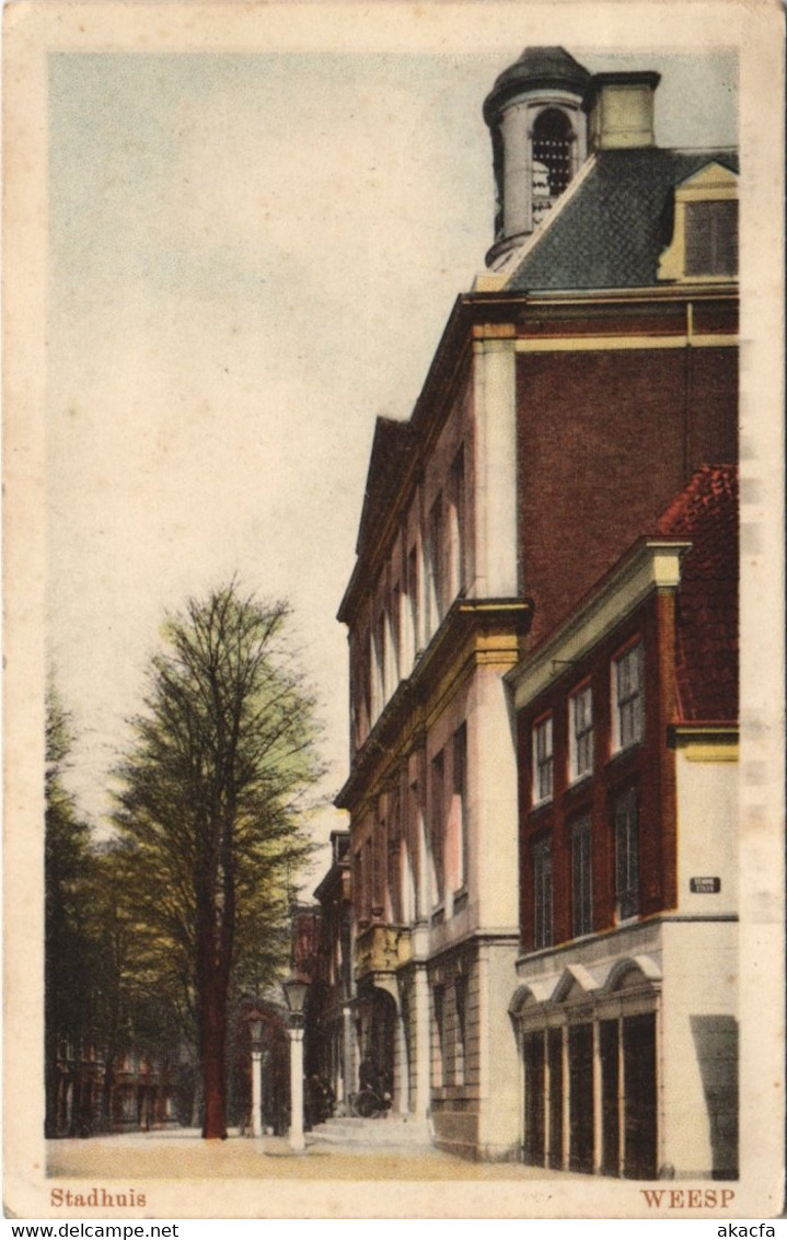 CPA AK WEESP Stadhuis NETHERLANDS (713774) - Weesp