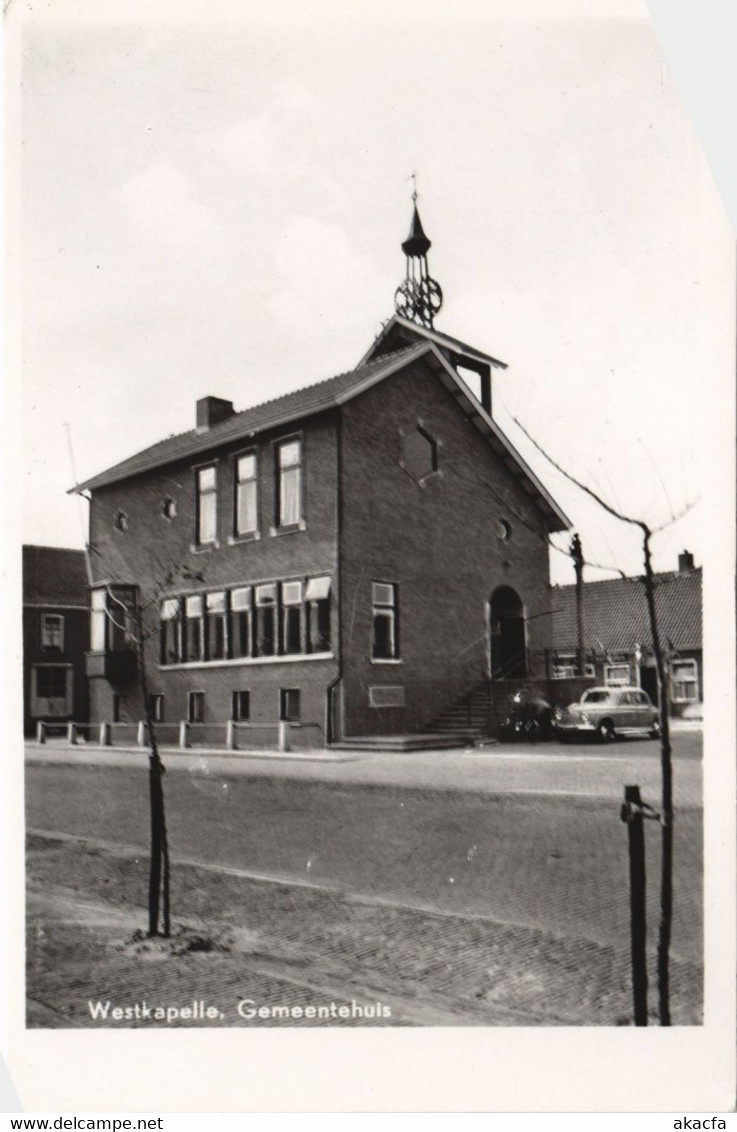 CPA AK Westkapelle Gemeentehuis NETHERLANDS (728900) - Westkapelle