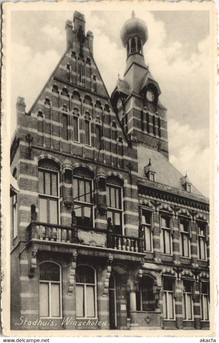 CPA AK Winschoten Stadhuis NETHERLANDS (728370) - Winschoten