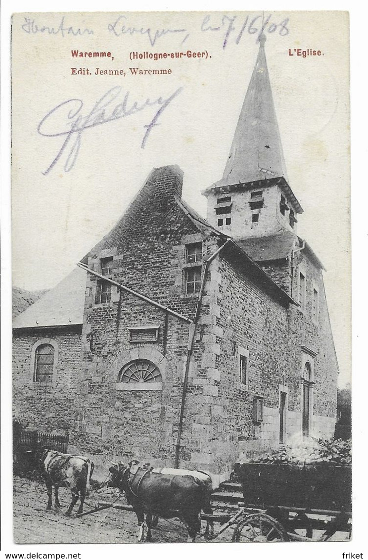 WAREMME  Hollogne Sur Geer L'Eglise - Waremme