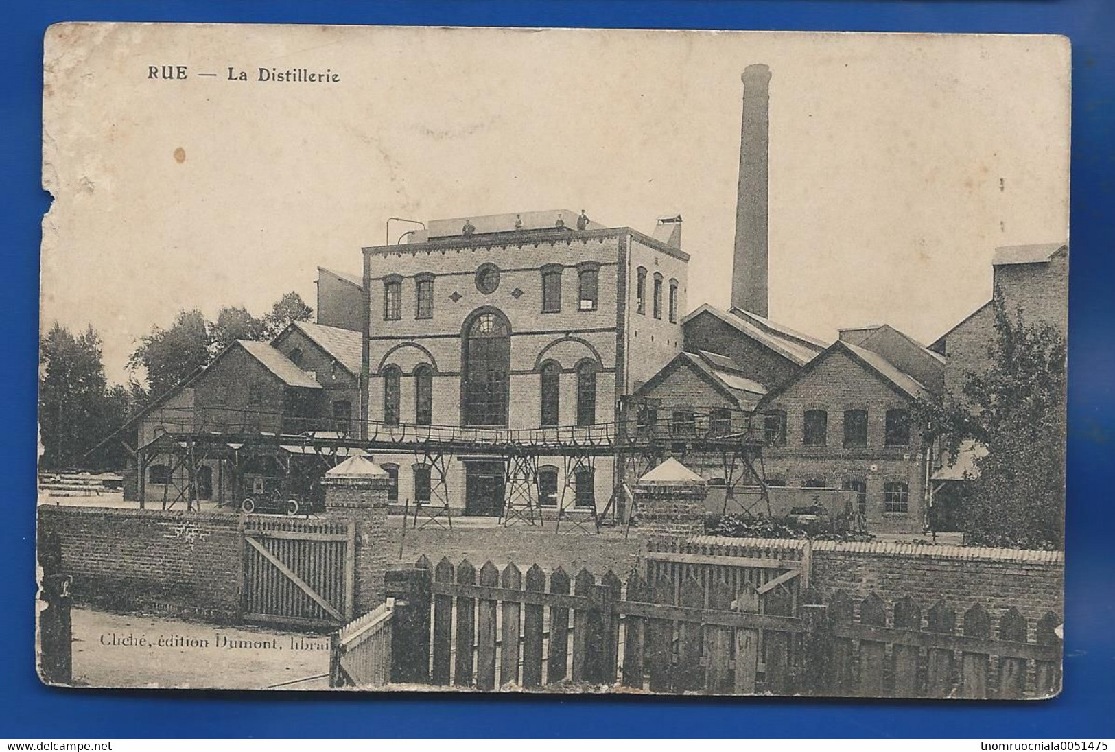 RUE    La Distillerie    Animées  écrite En  1916 - Rue