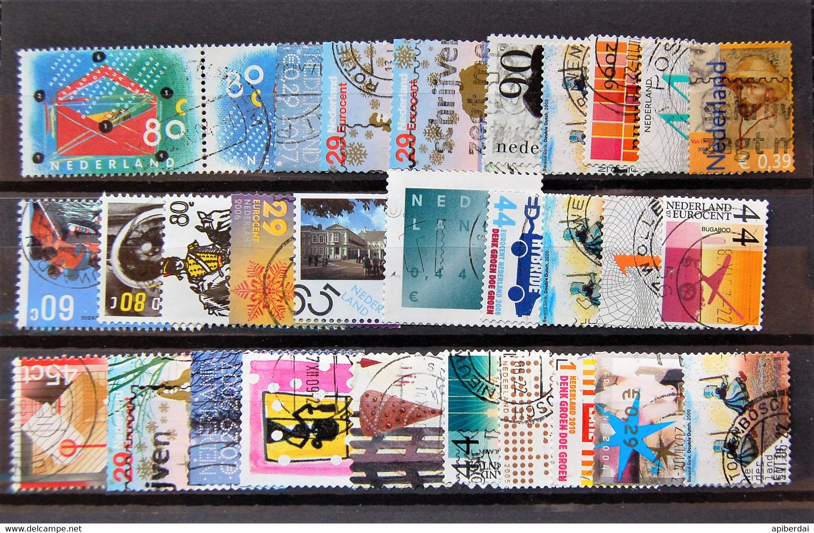 Nederland Pays Bas - Small Batch Of 30 Stamps Used XIX - Sammlungen