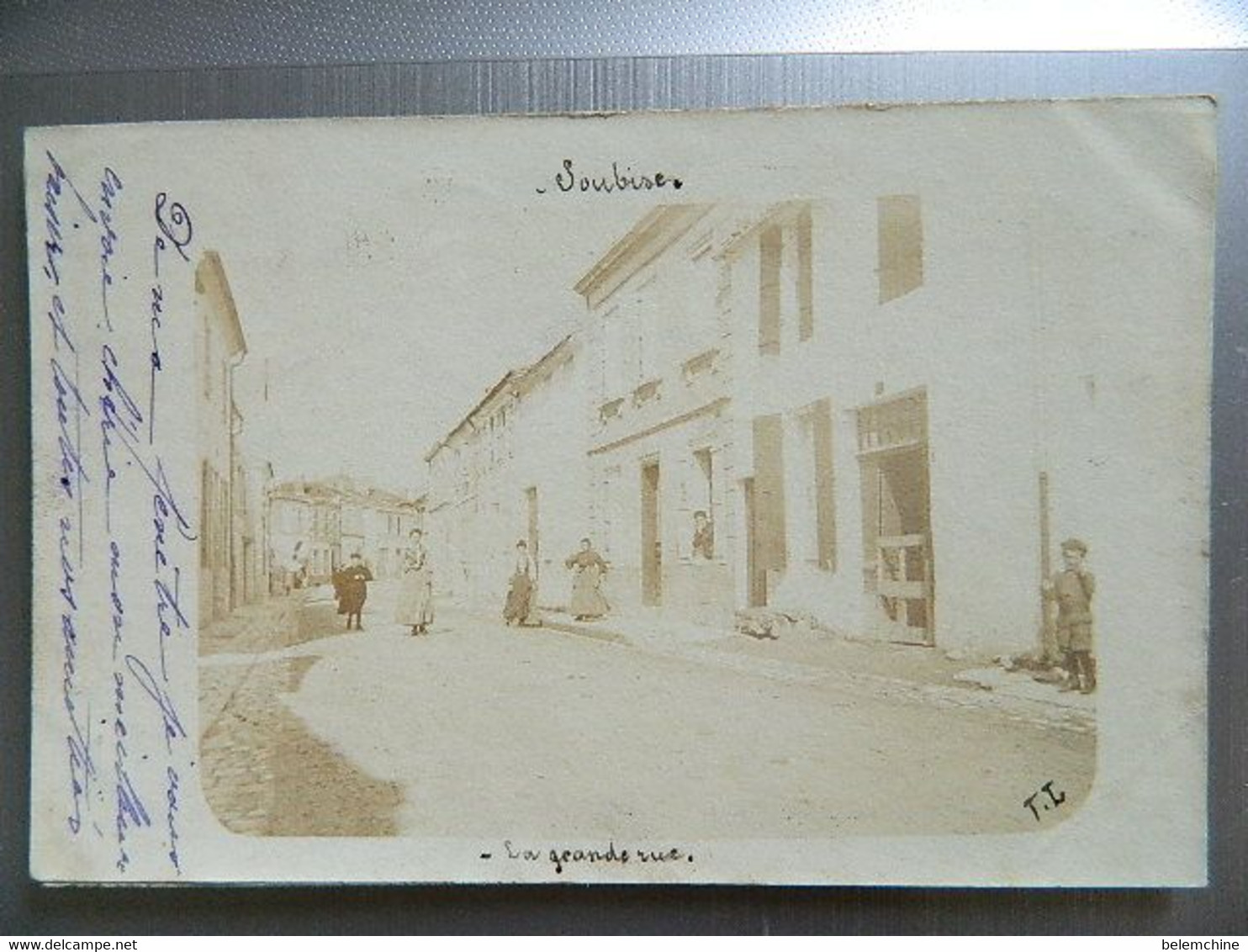 SOUBISE                 CARTE PHOTO                      LA GRANDE RUE - Other & Unclassified