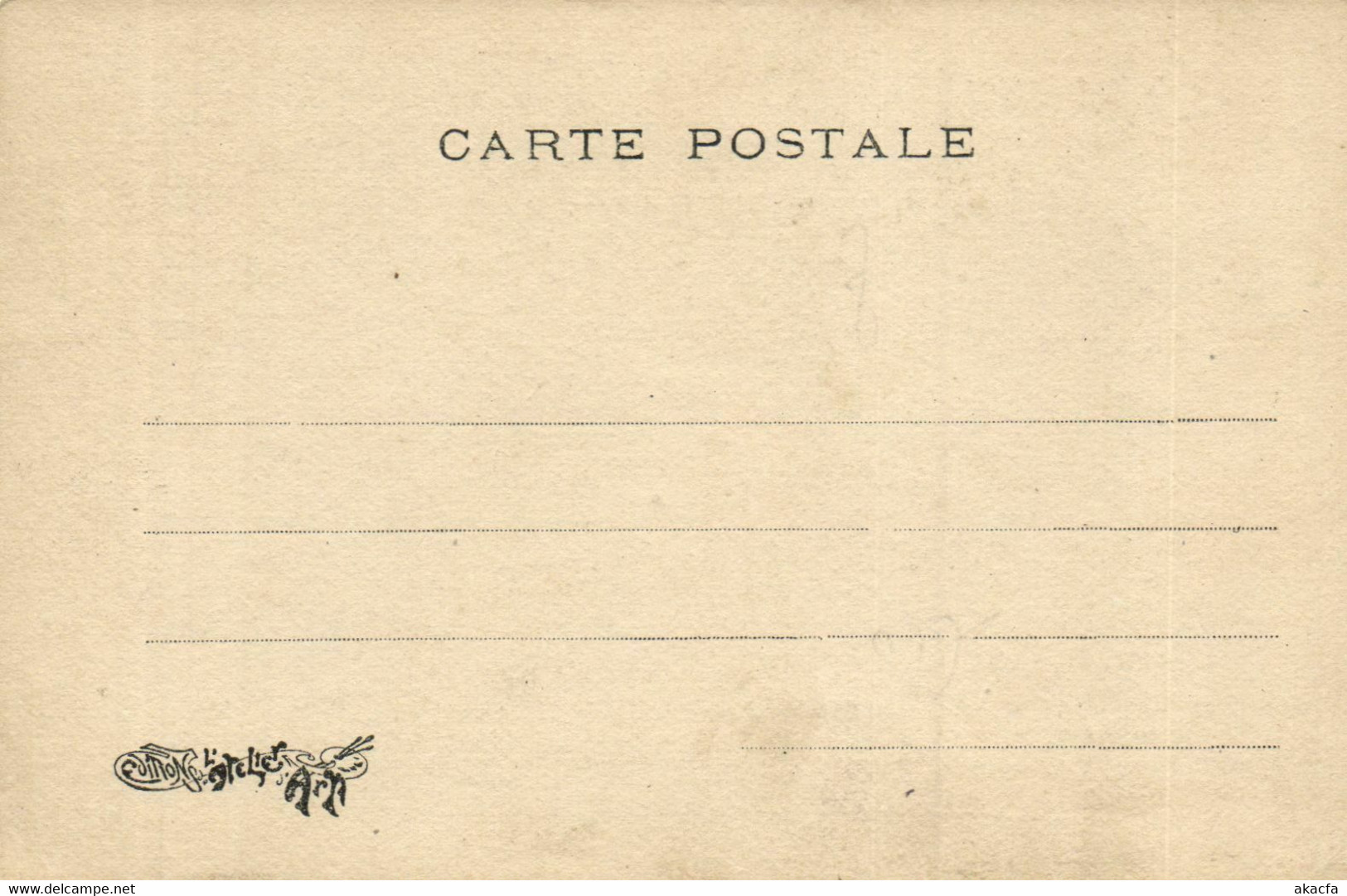 PC CPA ARTIST SIGNED HENRI BOUTET ET PUIS IL M'AIME Vintage Postcard (b25556) - Boutet