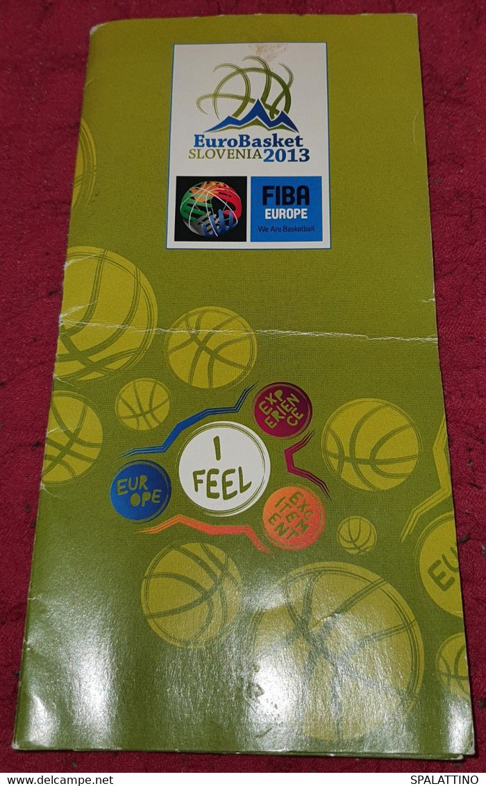 EUROBASKET 2013. FOLDER FOR MATCH TICKETS - Bekleidung, Souvenirs Und Sonstige