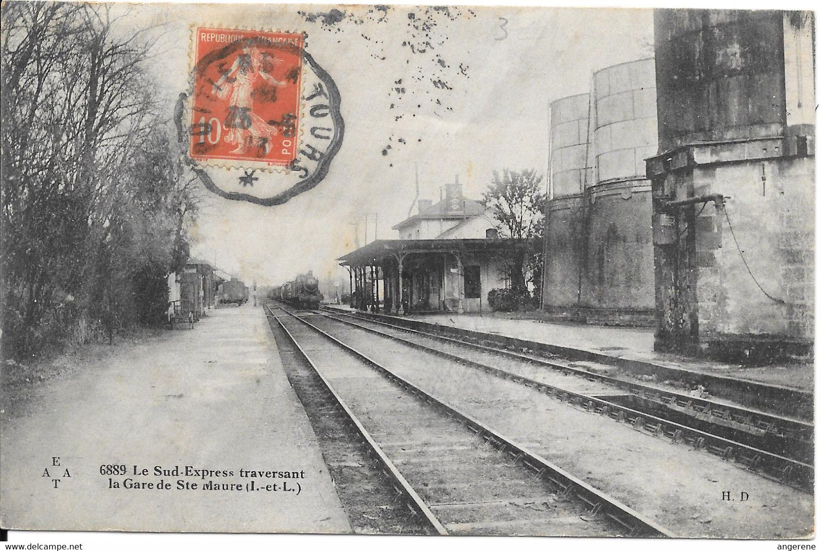 Le Sud Express Traversant La Gare De Ste Maure - Sonstige & Ohne Zuordnung