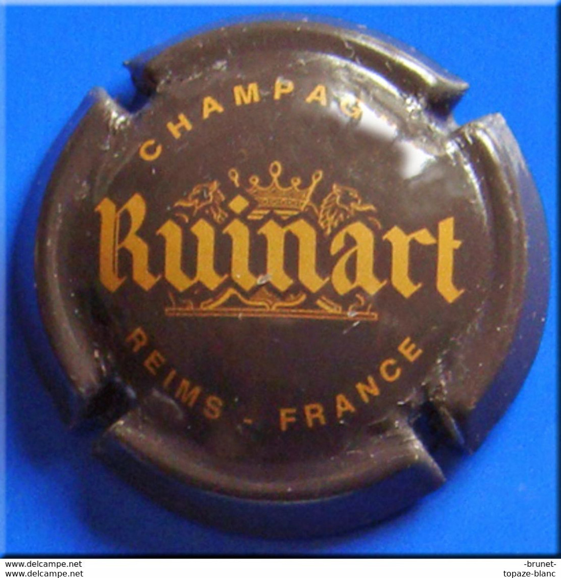 CAPSULE  CHAMPAGNE / RUINART - FOND BRUN / 5 - Ruinart Ruinart Reims