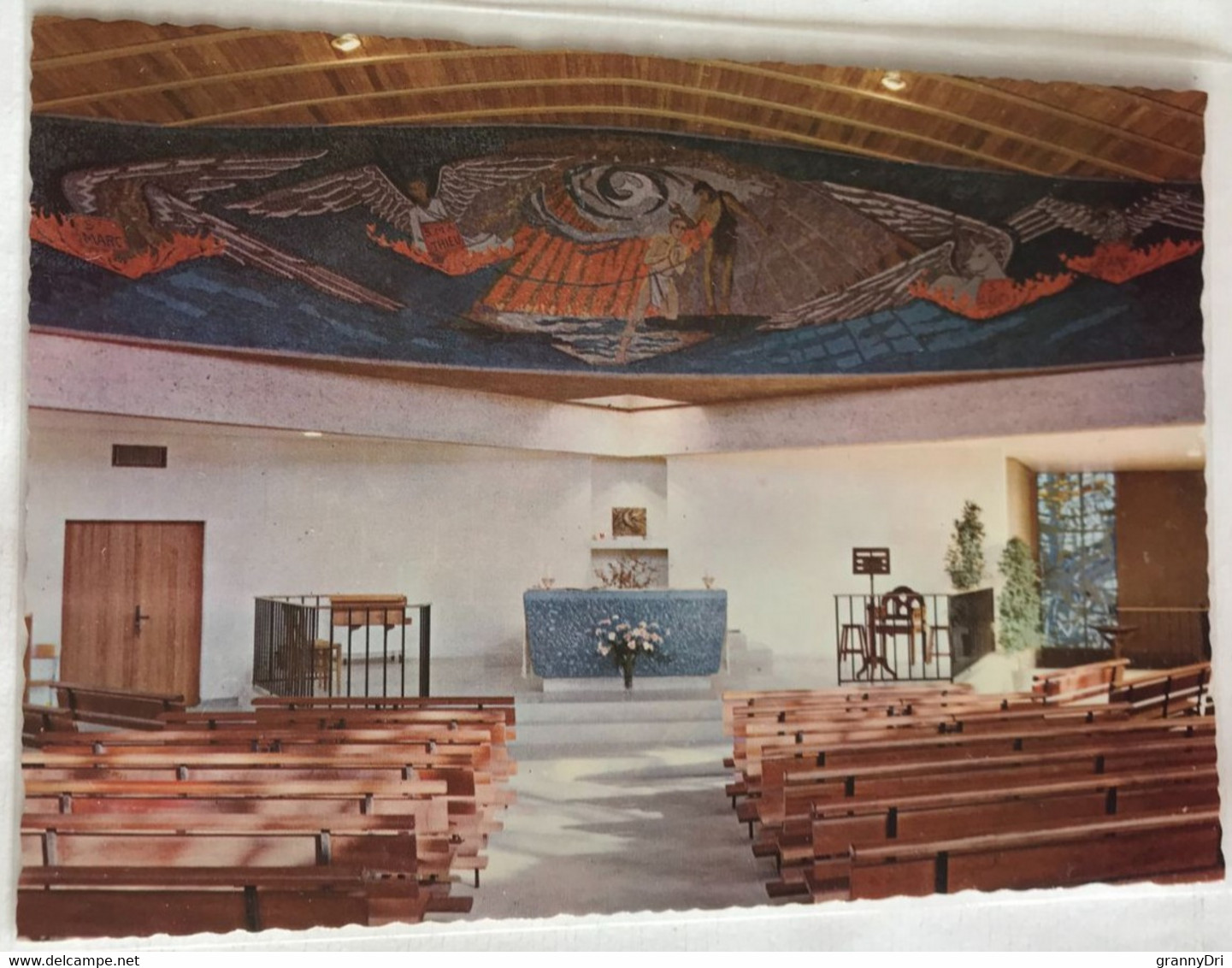 95 Le Plessis Bouchard Intérieur De L église St François De La Sales  -archi Henri Martin - Le Plessis Bouchard