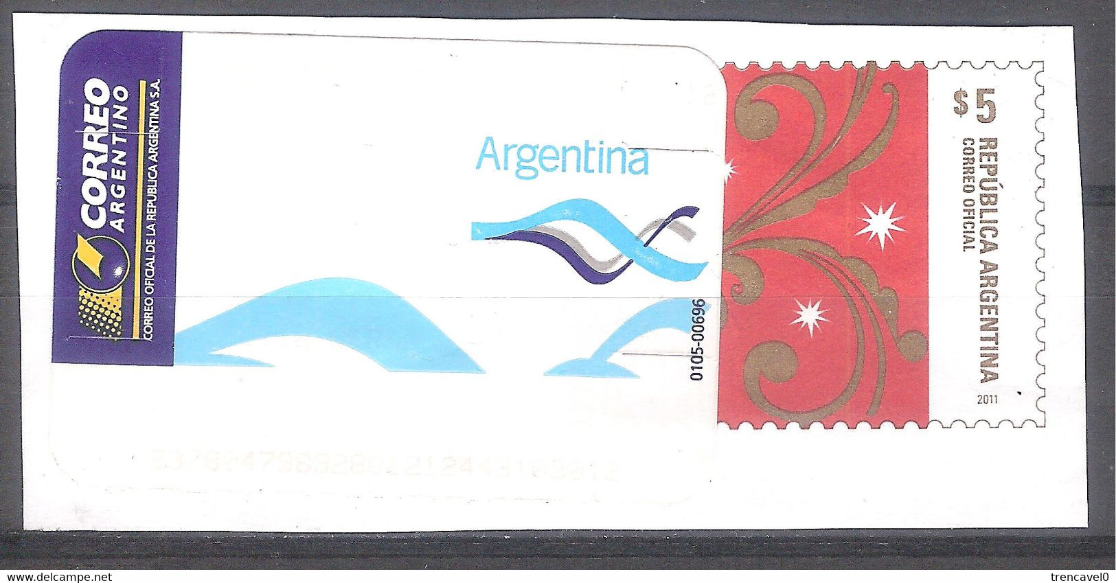 Argentina 2011 - 1 Viñeta De Franqueo (Frama) Y Sello Incorporado - Viñetas De Franqueo (Frama)