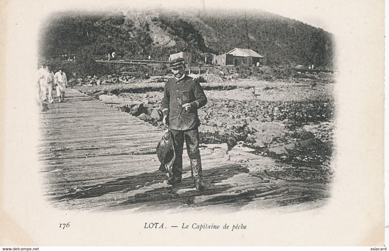 Lota Le Capitaine De Peche Pescador  Grande Peche No Postcard Back - Chili