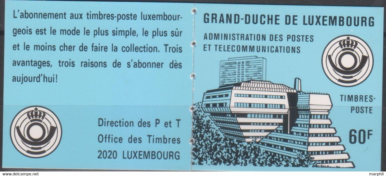 Lussemburgo 1986 UnN°L1106 Completo Con 10v MNH/** Vedere Scansione - Cuadernillos