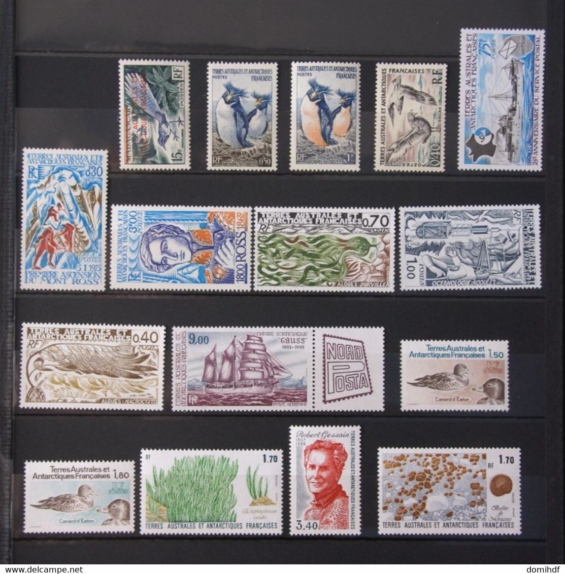 Lot Timbres TAAF Neufs ** (1955-1991) / Côte Y&T (2018) : 65 Euros / Port Offert - Verzamelingen & Reeksen