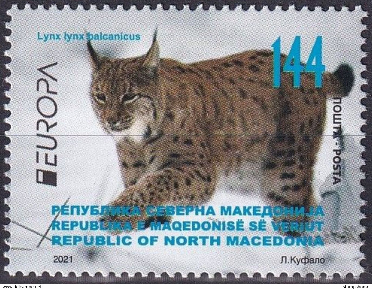 Europa Cept - 2021 - Macedonia, Mazedonien - 1.Stamp - (Wildlife) ** MNH - 2020