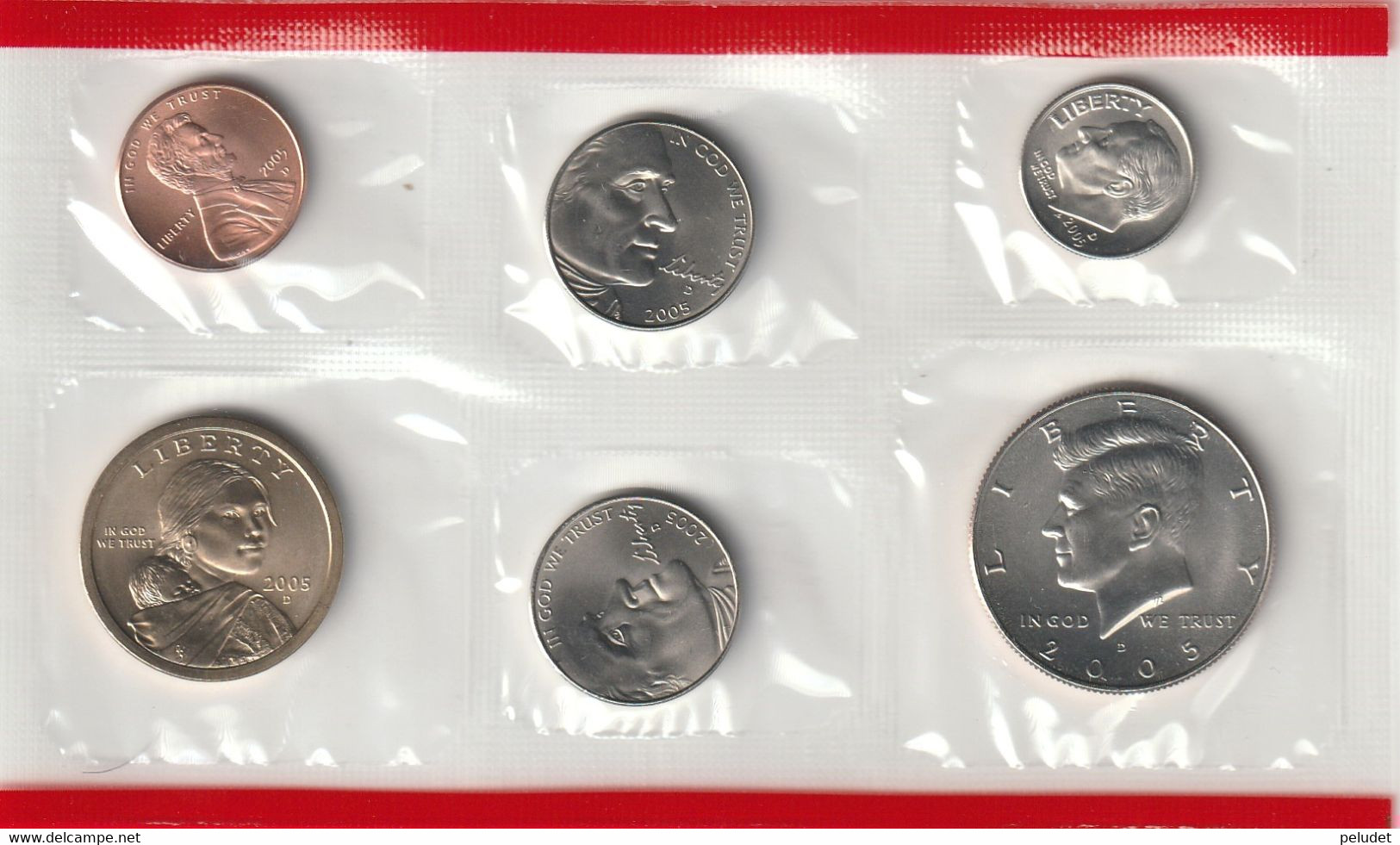 United States min uncirculated coin set - 2005 - Denver / Philadelphia