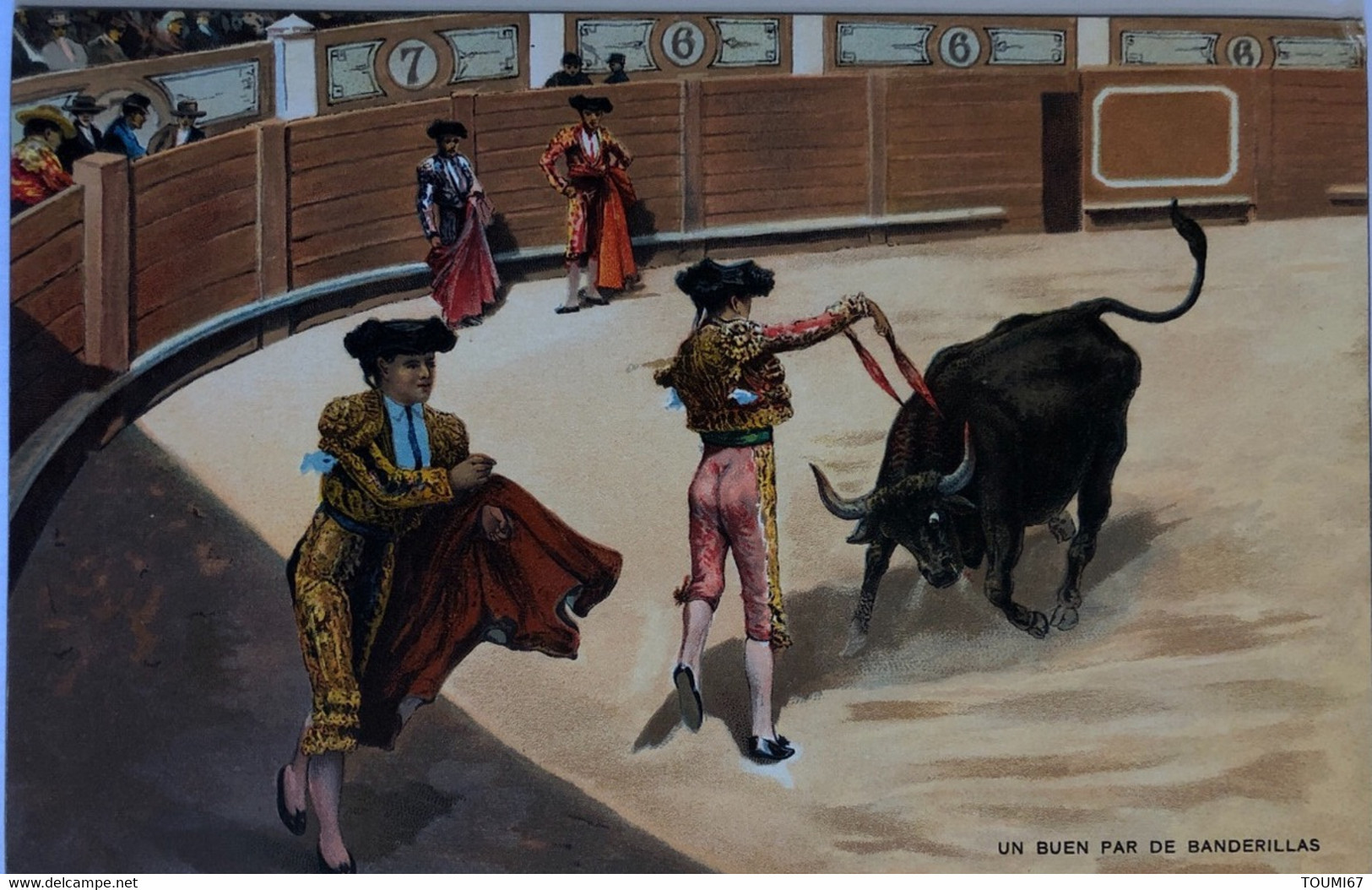 POCHETTE DE 15 CPA: À LOS TOROS - Corrida