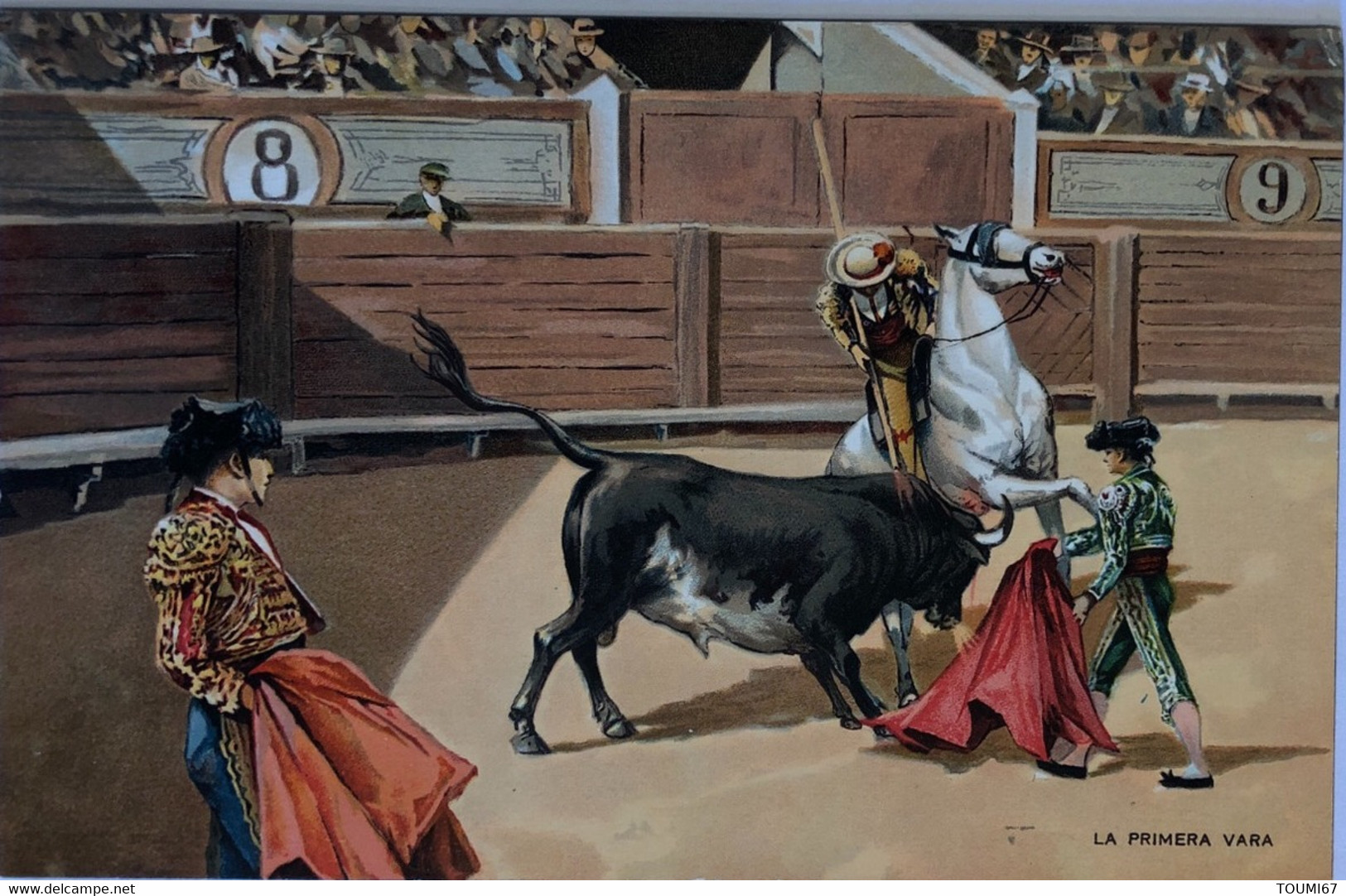 POCHETTE DE 15 CPA: À LOS TOROS