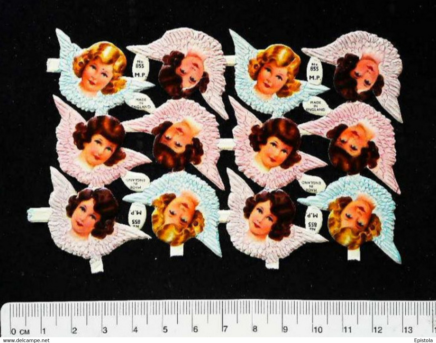 ► Lot 16 Anges ( ) Decoupis époque 30/40s  "Victorian Die-cuts" - Anges